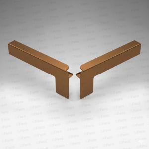 Set capace tip C glaf aluminiu premium 90mm bronz închis ( stânga-dreapta )