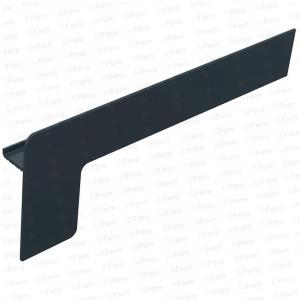 Capac lateral tip L pentru glaf aluminiu premium 340mm gri antracit dreapta