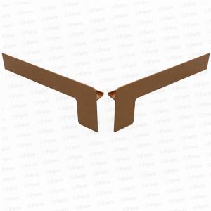 Set capace tip L glaf aluminiu premium 400mm bronz închis ( stânga-dreapta )
