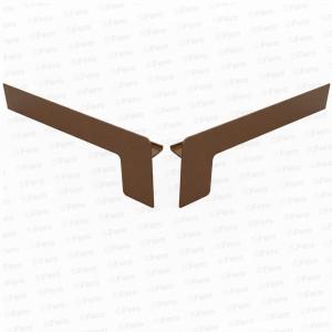 Set capace tip L glaf aluminiu premium 400mm maro ( stânga-dreapta )