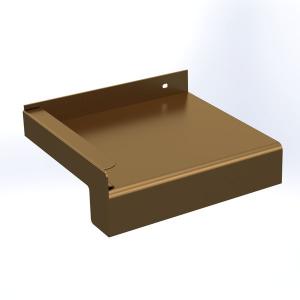 Glaf exterior premium din aluminiu 280 mm × 2000 mm – Bronz Deschis E6/C32
