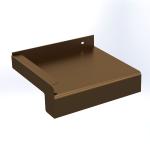 Glaf exterior premium din aluminiu 320 mm × 2000 mm – Bronz Închis E6/C33