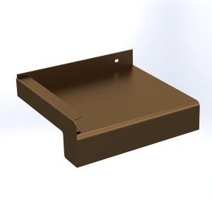 Glaf exterior premium din aluminiu 320 mm × 2000 mm – Bronz Închis E6/C33