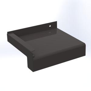 Glaf exterior premium din aluminiu 320 mm × 2000 mm – Maro RAL 8019